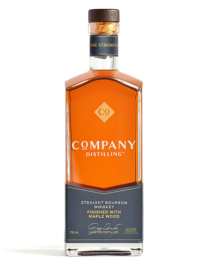 Company Distilling™ Cask Strength Straight Bourbon Whiskey Finished with Maple Wood