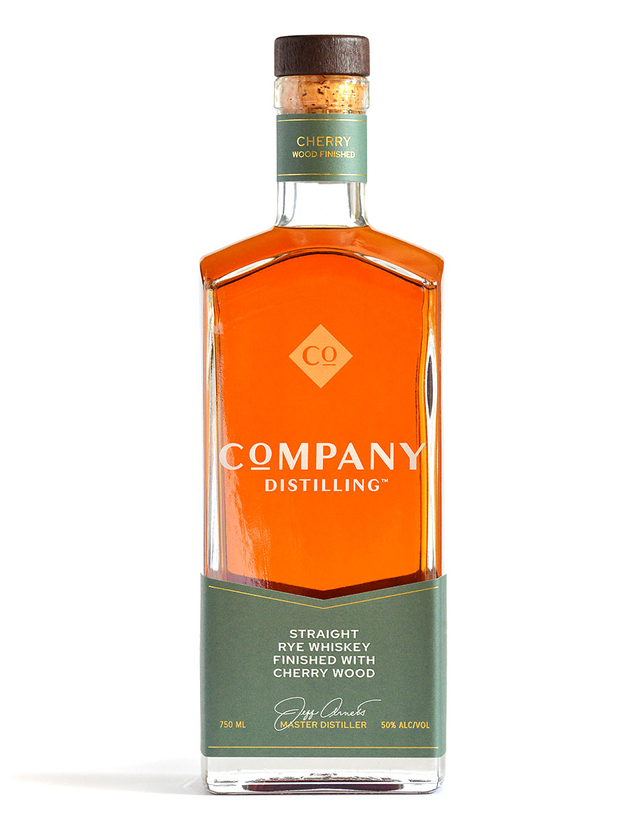 Company Distilling™ Straight Rye Whiskey Finished with Cherry Wood